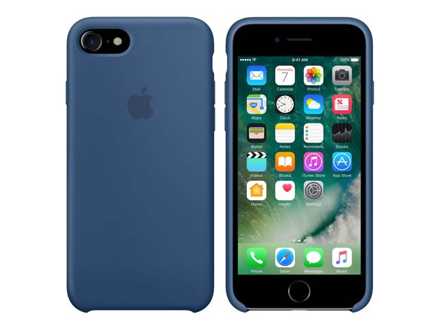 Iphone 7 Funda Silicona Ocean Blue